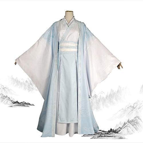 Lan Wangji Cosplay Mo Dao Zu Shi Cosplay Kostüm Lan Zhan Perücke + Schuhe kompletter Satz Großmeister der dämonischen Kultivierung Kostüme Männer XL 180-190CM Kleidung Lan Wangji Cosplay Mo Dao Zu Shi Cosplay Kostüm Lan Zhan Perücke + Schuhe kompletter Satz Großmeister der dämonischen Kultivierung Kostüme Männer XL 180-190CM Kleidung von GJBXP