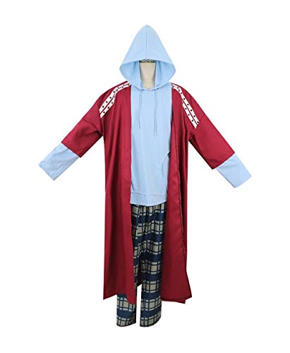 Thor Cosplay Kostüm für Erwachsene Avengers: Endspiel Fat Thor Kostüm Hoodie + Hose + Perücke + Mantel Komplettes Set Outfit Unisex Halloween Kostüm S Hoodie Hosenmantel Thor Cosplay Kostüm für Erwachsene Avengers: Endspiel Fat Thor Kostüm Hoodie + Hose + Perücke + Mantel Komplettes Set Outfit Unisex Halloween Kostüm S Hoodie Hosenmantel von GJBXP