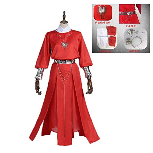 Tian Guan Ci Fu Hua Cheng Cosplay Kostüm Perücke Synthetisches Haar Halloween Party Hua Cheng rot Cosplay Kostüm Kleid M 165-170cm Kostüm Tian Guan Ci Fu Hua Cheng Cosplay Kostüm Perücke Synthetisches Haar Halloween Party Hua Cheng rot Cosplay Kostüm Kleid M 165-170cm Kostüm von GJBXP