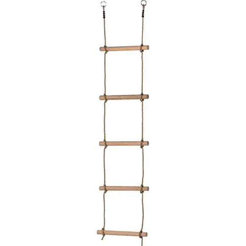 GK Outdoor Strickleiter für Kinder (200 cm lang mit 5 Sprossen) von GK