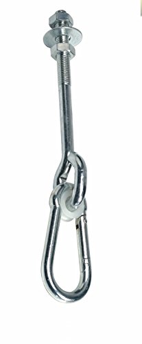 GK Schaukelhaken zum Durchschrauben, mit Karabiner, M10x120 mm, für Holzstärke bis. ca. 100 mm GK Schaukelhaken zum Durchschrauben, mit Karabiner, M10x120 mm, für Holzstärke bis. ca. 100 mm von GK