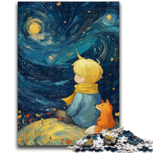 1000-teiliges Puzzle „Der kleine Prinz“, 1000 Teile für Teenager, Lernspiele, Heimdekoration, Geburtstagsgeschenk, Geschenke, Wandkunst (38x26cm) von GKJPOXZJ