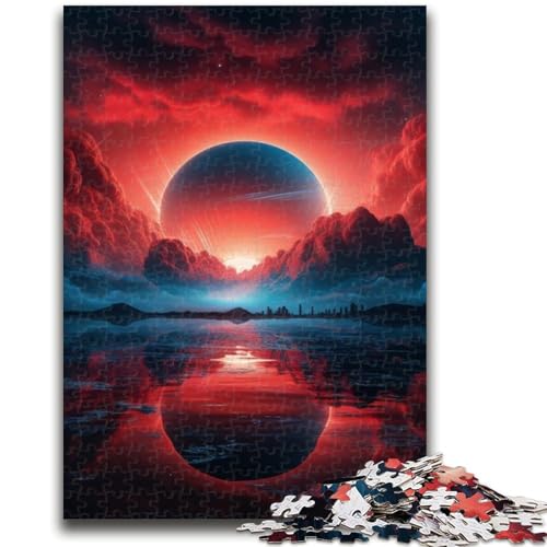 1000-teiliges Puzzle für Erwachsene, Geschenke, Fantasielandschafts-Puzzles für Teenager, Quizspiel, Wanddekoration, einzigartige Geburtstags (26x38cm) von GKJPOXZJ