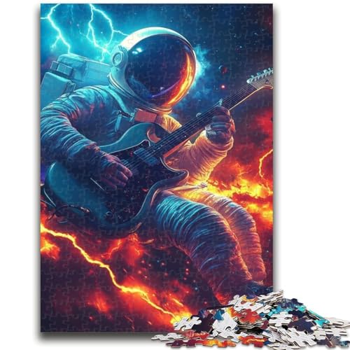 1000-teiliges Puzzle für Erwachsene, Musik-Astronauten-Puzzles für Erwachsene, lustiges Geschenk und Aktivität für zu Hause, Spielzeug für Regentage (38x26cm) von GKJPOXZJ