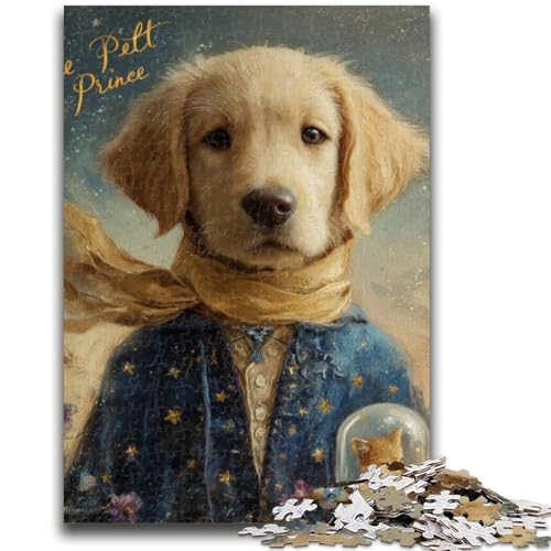 1000-teiliges Puzzle für Erwachsene und Jugendliche, „Der kleine Prinz und der Hund“, Erwachsenenpuzzle, Lernspielzeug und Spiele für Erwachsene und Jugendliche, (38x26cm) von GKJPOXZJ