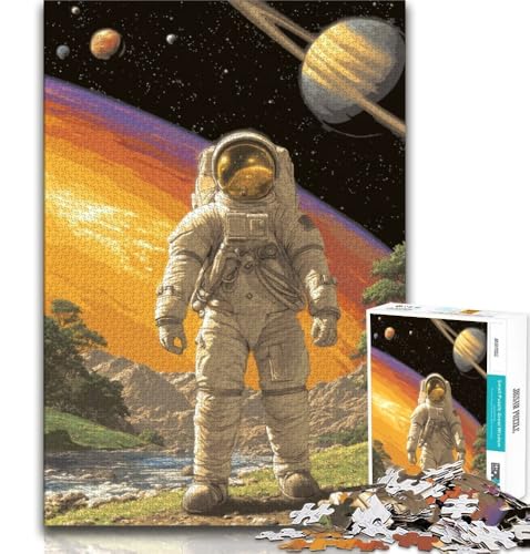 1000-teiliges Puzzle für Erwachsene und Jugendliche, Astronaut, Spielzeug, Lernspiele, Stressabbau, tolle Geschenke und Spielzeuge, 75x50cm 1000-teiliges Puzzle für Erwachsene und Jugendliche, Astronaut, Spielzeug, Lernspiele, Stressabbau, tolle Geschenke und Spielzeuge, 75x50cm von GKJPOXZJ