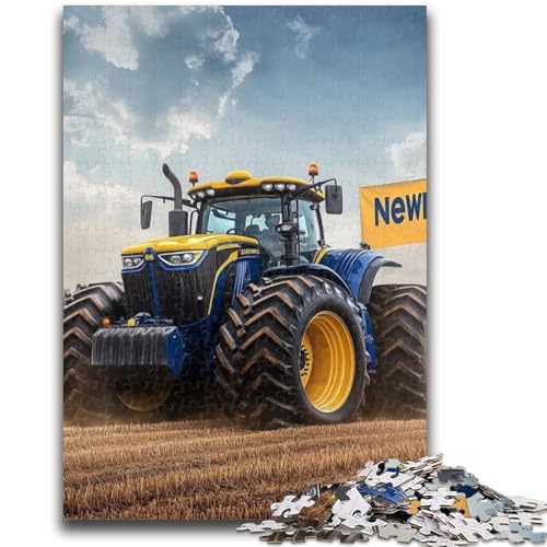 1000-teiliges Puzzle für Erwachsene und Jugendliche, Bauernhoftraktor-Puzzle für Erwachsene, Heimdekorationsspielzeug für Kinder ab 14 Jahren (26x38cm) von GKJPOXZJ