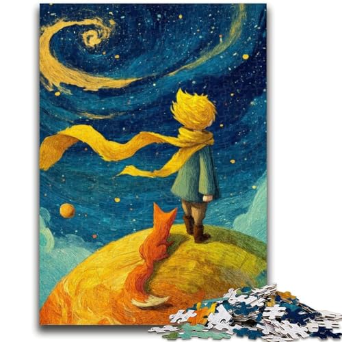 1000-teiliges Puzzle für Erwachsene und Jugendliche, Der Kleine Prinz, pädagogisches Spielzeug zum Stressabbau, tolle Geschenke und Spielzeuge (50x75cm) von GKJPOXZJ