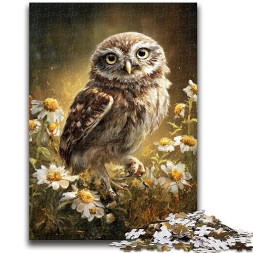 1000-teiliges Puzzle für Erwachsene und Jugendliche, Eulen-Puzzle für Erwachsene, Lernspielzeug und Spiele für Erwachsene und Jugendliche, (50x75cm) von GKJPOXZJ
