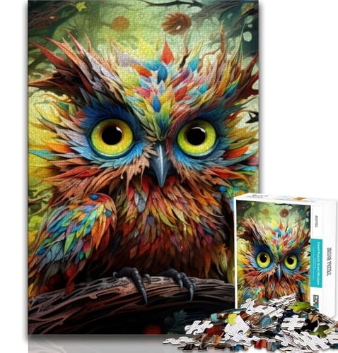 1000-teiliges Puzzle für Erwachsene und Jugendliche, Fantasy-Kunst-Eule, Spielzeug, Lernspiele, Stressabbau, Eltern-Kind-Interaktion, 75x50cm 1000-teiliges Puzzle für Erwachsene und Jugendliche, Fantasy-Kunst-Eule, Spielzeug, Lernspiele, Stressabbau, Eltern-Kind-Interaktion, 75x50cm von GKJPOXZJ