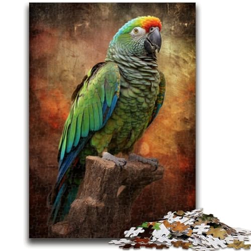 1000-teiliges Puzzle für Erwachsene und Jugendliche, Fantasy-Papagei, Lernspiele für die ganze Familie, Heimdekoration, Geschenk (38x26cm) von GKJPOXZJ