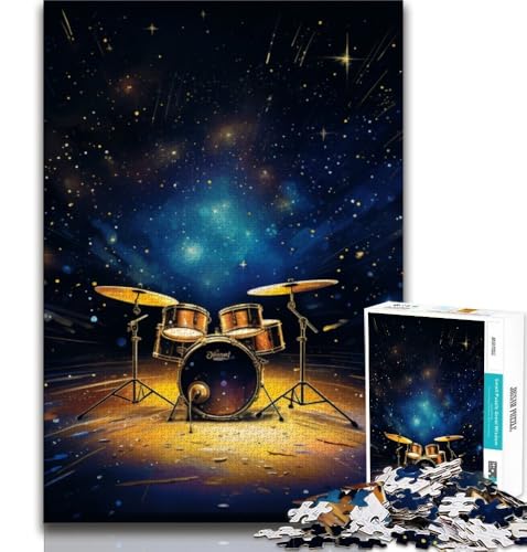 1000-teiliges Puzzle für Erwachsene und Jugendliche, Galaktische Trommeln, Spielzeug, Lernspiele, Stressabbau, einzigartige Geburtstags- und Geschenkideen, 38x26cm von GKJPOXZJ