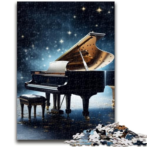 1000-teiliges Puzzle für Erwachsene und Jugendliche, Galaxy Piano, 1000-teiliges Puzzle, lustige Aktivität für zu Hause, Spielzeug für Regentage, Geburtstagsgeschenke (26x38cm) von GKJPOXZJ