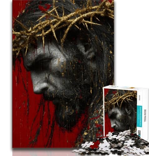 1000-teiliges Puzzle für Erwachsene und Jugendliche, Jesus, Spielzeug, Lernspiele, Stressabbau, tolle Geschenke und Spielzeuge, 75x50cm 1000-teiliges Puzzle für Erwachsene und Jugendliche, Jesus, Spielzeug, Lernspiele, Stressabbau, tolle Geschenke und Spielzeuge, 75x50cm von GKJPOXZJ