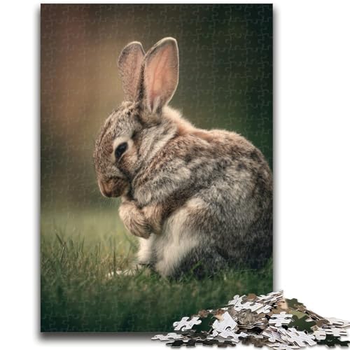 1000-teiliges Puzzle für Erwachsene und Jugendliche, Kaninchen-Puzzle für Erwachsene, Heimdekorationsspielzeug für Kinder ab 14 Jahren (26x38cm) von GKJPOXZJ