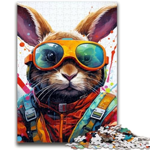 1000-teiliges Puzzle für Erwachsene und Jugendliche, Kaninchen-Puzzles für Teenager, Wichtelgeschenke für Kinder ab 14 Jahren (50x75cm) von GKJPOXZJ