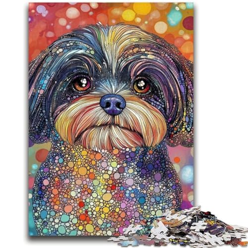 1000-teiliges Puzzle für Erwachsene und Jugendliche, Kunst-Puzzle mit Hunden, Lernspielzeug und Spiele für Erwachsene und Jugendliche (26x38cm) von GKJPOXZJ
