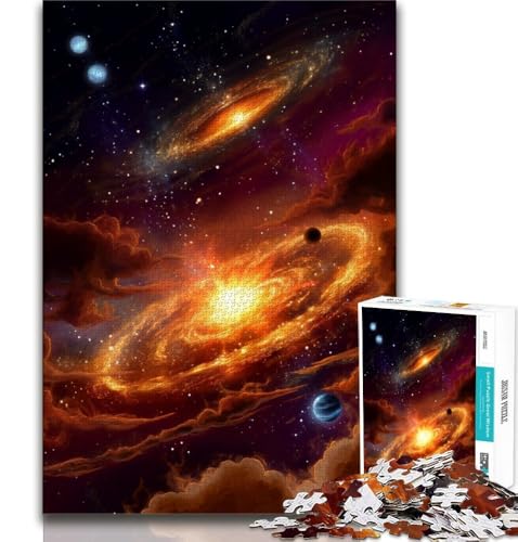 1000-teiliges Puzzle für Erwachsene und Jugendliche, Milchstraßennebel, Spielzeug, Lernspiele, Stressabbau, tolle Geschenke und Spielzeuge, 75x50cm von GKJPOXZJ