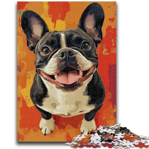 1000-teiliges Puzzle für Erwachsene und Jugendliche, Mops-Puzzle für Erwachsene, Lernspielzeug und Spiele für Erwachsene und Jugendliche, (50x75cm) von GKJPOXZJ