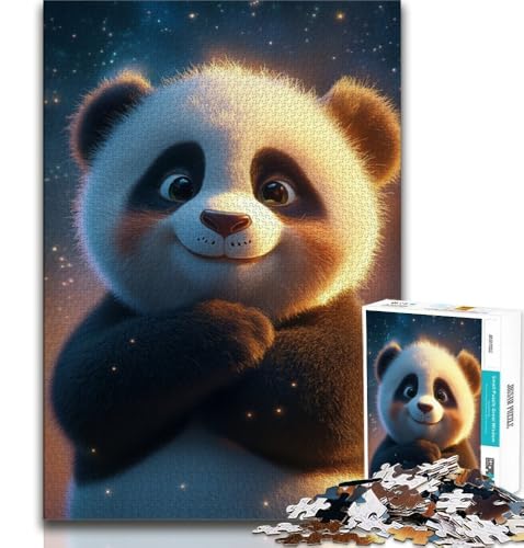1000-teiliges Puzzle für Erwachsene und Jugendliche, Panda, Spielzeug, Lernspiele, Stressabbau, tolle Geschenke und Spielzeuge, 38x26cm von GKJPOXZJ