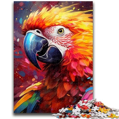 1000-teiliges Puzzle für Erwachsene und Jugendliche, Papagei, 1000-teiliges Puzzle, Lernspiele für die ganze Familie, Heimdekoration, Geschenk (50x75cm) von GKJPOXZJ
