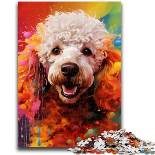 1000-teiliges Puzzle für Erwachsene und Jugendliche, Pudel-Puzzles für Teenager, Wichtelgeschenke für Kinder ab 14 Jahren (26x38cm) von GKJPOXZJ