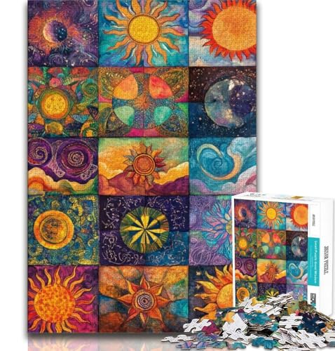 1000-teiliges Puzzle für Erwachsene und Jugendliche, Sonnencollage, lustige Spiele, Wanddekoration, einzigartige Geburtstags, 75x50cm 1000-teiliges Puzzle für Erwachsene und Jugendliche, Sonnencollage, lustige Spiele, Wanddekoration, einzigartige Geburtstags, 75x50cm von GKJPOXZJ