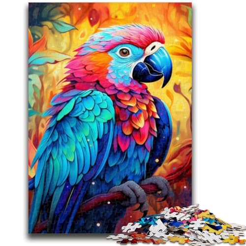 1000-teiliges Puzzle für Erwachsene und Jugendliche, Tiere, Vögel, Papageien, Puzzles für Erwachsene, Lernspielzeug und Spiele für Erwachsene und Jugendliche (50x75cm) von GKJPOXZJ