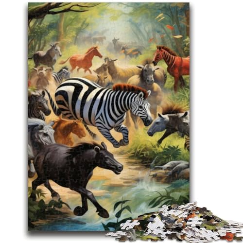 1000-teiliges Puzzle für Erwachsene und Jugendliche, Tierwelt-Puzzles für Erwachsene, Lernspielzeug und Spiele für Erwachsene und Jugendliche (50x75cm) von GKJPOXZJ