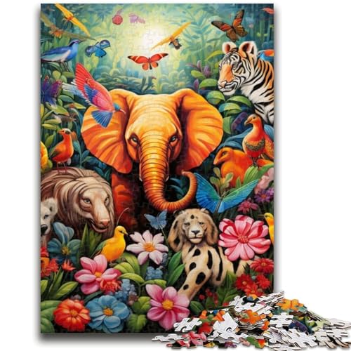 1000-teiliges Puzzle für Erwachsene und Jugendliche, Tierwelt-Puzzles für Teenager, Wichtelgeschenke für Kinder ab 14 Jahren (50x75cm) von GKJPOXZJ