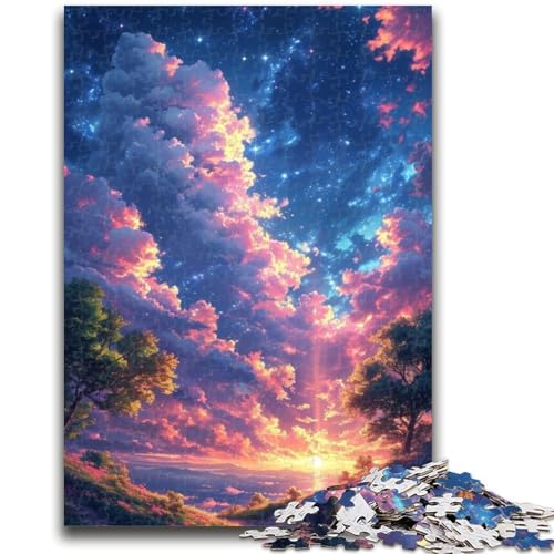 1000-teiliges Puzzle für Erwachsene und Jugendliche, Traumlandschaft, Puzzle für Erwachsene, Heimdekorationsspielzeug für Kinder ab 14 Jahren (26x38cm) von GKJPOXZJ