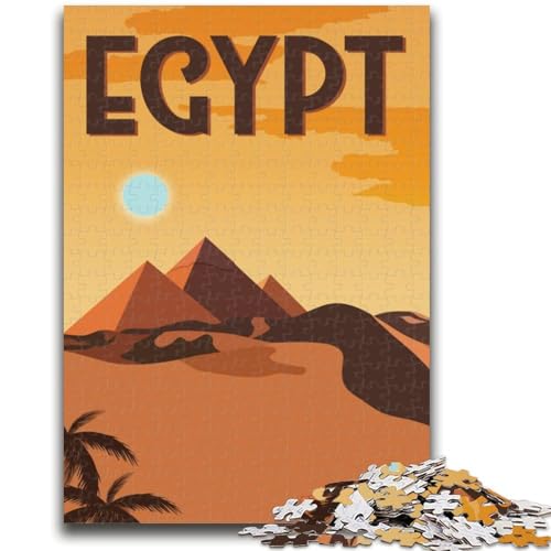 1000-teiliges Puzzle für Erwachsene und Jugendliche, Weltreiseposter, Puzzle für Erwachsene, Lernspielzeug und Spiele für Erwachsene und Jugendliche (50x75cm) von GKJPOXZJ