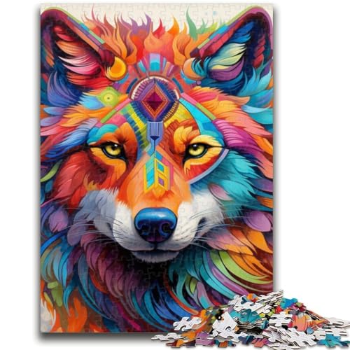 1000-teiliges Puzzle für Erwachsene und Jugendliche, Wolfspuzzles für Teenager, Wichtelgeschenke für Kinder ab 14 Jahren (26x38cm) von GKJPOXZJ