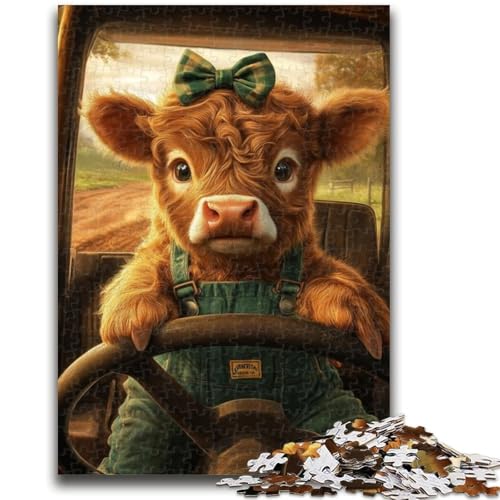 1000-teiliges Puzzle für Erwachsene und Jugendliche, Yak-Puzzles für Erwachsene, Heimdekorationsspielzeug für Kinder ab 14 Jahren (26x38cm) von GKJPOXZJ