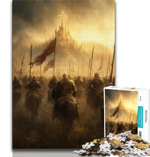 1000-teiliges Puzzle für Erwachsene und Jugendliche, Zehn mittelalterliche Engelritter, für Lernspiele, Herausforderungen, Spielzeug, Geburtstagsgeschenk, Geschenke, Wandkunst, 38x26cm 1000-teiliges Puzzle für Erwachsene und Jugendliche, Zehn mittelalterliche Engelritter, für Lernspiele, Herausforderungen, Spielzeug, Geburtstagsgeschenk, Geschenke, Wandkunst, 38x26cm von GKJPOXZJ