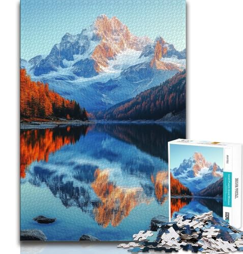 1000-teiliges Puzzle für Erwachsene und Jugendliche, wunderschöne Berge und Seen, Lernspiele, Heimdekoration, ganze Familie, 75x50cm 1000-teiliges Puzzle für Erwachsene und Jugendliche, wunderschöne Berge und Seen, Lernspiele, Heimdekoration, ganze Familie, 75x50cm von GKJPOXZJ