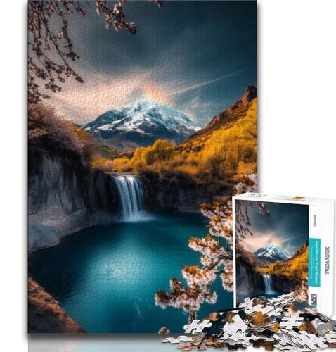 1000-teiliges Puzzle für Erwachsene und Jugendliche, wunderschöne Berge und Seen, Lernspiele, Heimdekoration, ganze Familie, 75x50cm 1000-teiliges Puzzle für Erwachsene und Jugendliche, wunderschöne Berge und Seen, Lernspiele, Heimdekoration, ganze Familie, 75x50cm von GKJPOXZJ