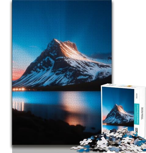 1000-teiliges Puzzle für Erwachsene und Jugendliche, wunderschöne Berge und Seen, Lernspielzeug, Familienspiele, geeignet als Schreibtischdekoration, 75x50cm 1000-teiliges Puzzle für Erwachsene und Jugendliche, wunderschöne Berge und Seen, Lernspielzeug, Familienspiele, geeignet als Schreibtischdekoration, 75x50cm von GKJPOXZJ