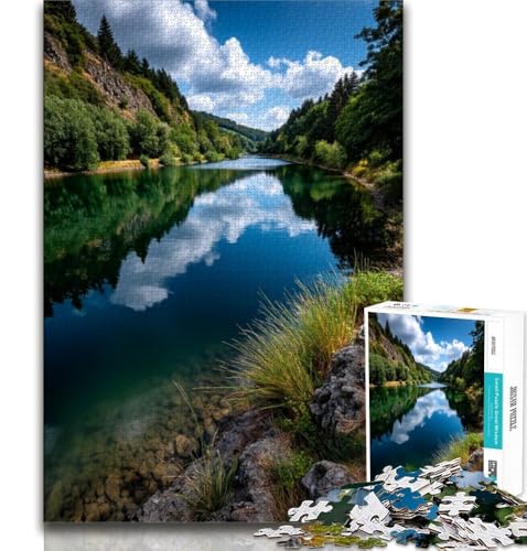 1000-teiliges Puzzle für Erwachsene und Jugendliche, wunderschöne Berge und Seen, lehrreich ganze Familie, 75x50cm 1000-teiliges Puzzle für Erwachsene und Jugendliche, wunderschöne Berge und Seen, lehrreich ganze Familie, 75x50cm von GKJPOXZJ