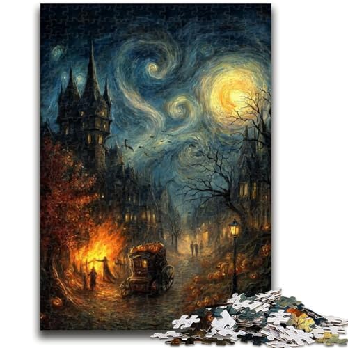 1000-teiliges Puzzle für Erwachsene und Jugendliche,Halloween-Skelettlandschaft,1000 Teile für Erwachsene,anspruchsvolles Spielspielzeug,Wanddekoration,einzigartige Geburtstags- und 1000-teiliges Puzzle für Erwachsene und Jugendliche,Halloween-Skelettlandschaft,1000 Teile für Erwachsene,anspruchsvolles Spielspielzeug,Wanddekoration,einzigartige Geburtstags- und von GKJPOXZJ