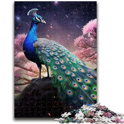 1000-teiliges Puzzle für Erwachsene und Jugendliche,Pfauenblume,1000 Teile für Erwachsene,Wunschliste zum Stressabbau für den Urlaub zu Hause,um die Zeit totzuschlagen,mit Weihnachtsmann (26x38cm) von GKJPOXZJ