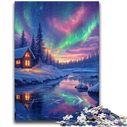 1000-teiliges Puzzle für Erwachsene und Jugendliche Aurora 1000-teiliges Puzzle, Entspannungsspiele ganze Familie, (38x26cm) von GKJPOXZJ