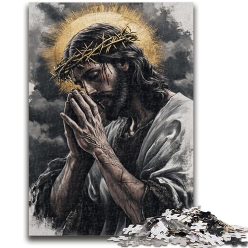 1000-teiliges Puzzle für Erwachsene und Jugendliche Jesus-Puzzles für Teenager, ganze Familie ab 14 Jahren (75x50cm) von GKJPOXZJ