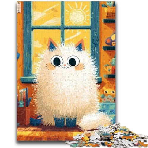 1000-teiliges Puzzle für Erwachsene und Jugendliche Katzenpuzzle für Teenager, ganze Familie ab 14 Jahren (26x38cm) von GKJPOXZJ