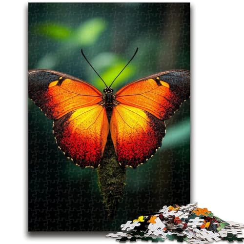 1000-teiliges Puzzle für Erwachsene und Jugendliche Schmetterling 1000 Teile für Jugendliche Quizspiel ganze Familie (38x26cm) von GKJPOXZJ