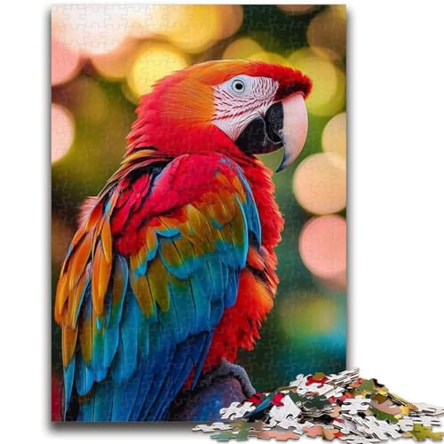 1000-teiliges Puzzle für Erwachsene und Jugendliche Tierpapageien-Puzzle für Teenager, ganze Familie ab 14 Jahren (26x38cm) von GKJPOXZJ
