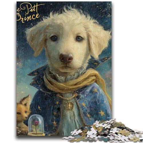1000-teiliges Puzzle für Erwachsene und Teenager, „Der kleine Prinz“, Hunde-Puzzles für Erwachsene, Lernspielzeug, lustige Familienspiele, einzigartige Heimdekoration (50x75cm) von GKJPOXZJ