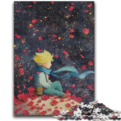 1000-teiliges Puzzle für Erwachsene und Teenager, Der kleine Prinz, Teenager-Puzzle, Lernspiele, Heimdekoration, Geburtstagsgeschenk, Geschenke, Wandkunst (50x75cm) von GKJPOXZJ