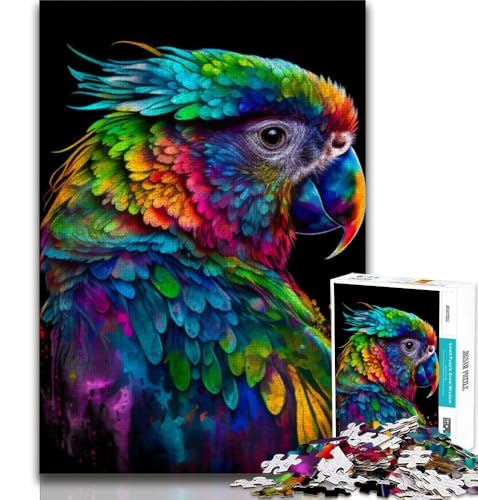 1000-teiliges Puzzle für Erwachsene und Teenager, Fantasie-Papagei, Spielzeug, Lernspiele, Stressabbau, einzigartige Heimdekoration und Geschenke, 38x26cm 1000-teiliges Puzzle für Erwachsene und Teenager, Fantasie-Papagei, Spielzeug, Lernspiele, Stressabbau, einzigartige Heimdekoration und Geschenke, 38x26cm von GKJPOXZJ