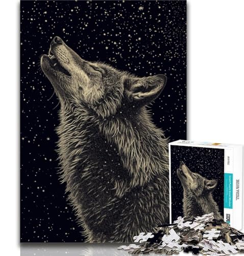 1000-teiliges Puzzle für Erwachsene und Teenager, Fantasy-Wolf, Lernspielzeug, Familienspiele, die die Liebe zwischen Paaren stärken, 38x26cm 1000-teiliges Puzzle für Erwachsene und Teenager, Fantasy-Wolf, Lernspielzeug, Familienspiele, die die Liebe zwischen Paaren stärken, 38x26cm von GKJPOXZJ